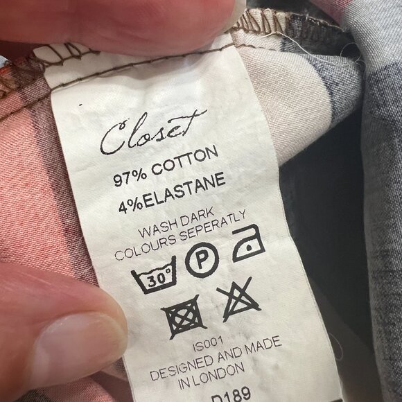 Striped Skater Skirt by Closet in Size 12 (Runs Very Small) - From the UK - Picture 2 of 12